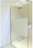 Deluxe Duschtrennwand Navaa Milchglasstreifen mit Lotuseffekt 70/12