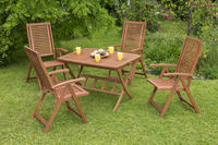 MX Gartenmöbel Set Cordoba I 5 tlg. FSC ® Eukalyptus