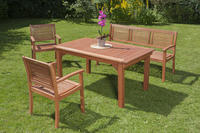 MX Gartenmöbel Set Cordoba I 4 tlg. FSC ® Eukalyptus