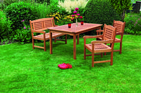 MX Gartenmöbel Set Lima 4tlg. FSC Eukalyptusholz