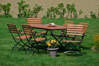 MX Gartenmöbel Set Schlossgarten 7 tlg. Eukalyptusholz
