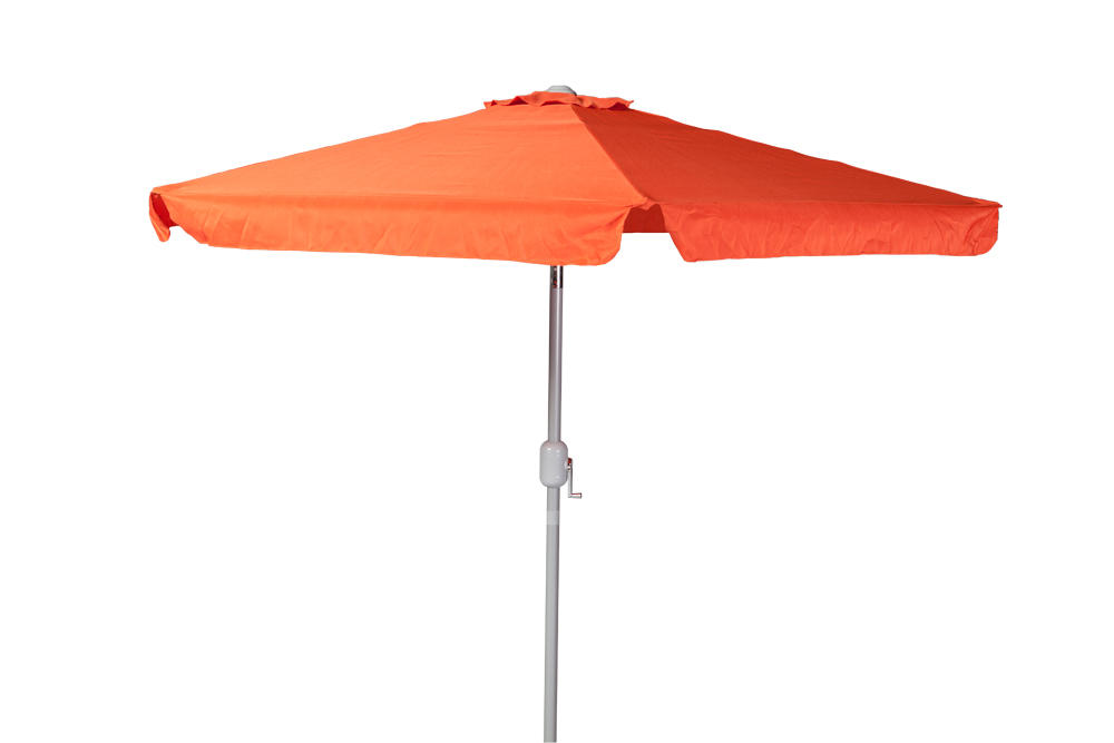 Schirm, Ø 230 cm, 38 mm Rohr, terracotta Schirm, Ø 230 cm, 38 mm Rohr, terracotta