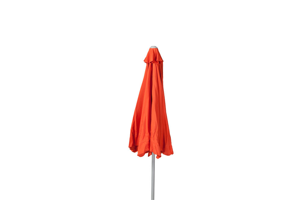 Schirm, Ø 270 cm, 38 mm Rohr, terracotta Schirm, Ø 270 cm, 38 mm Rohr, terracotta