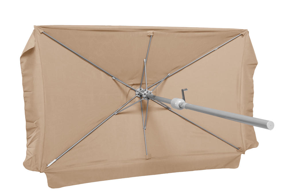 Schirm 160 x 230 cm, 38 mm Rohr, beige Schirm 160 x 230 cm, 38 mm Rohr, beige