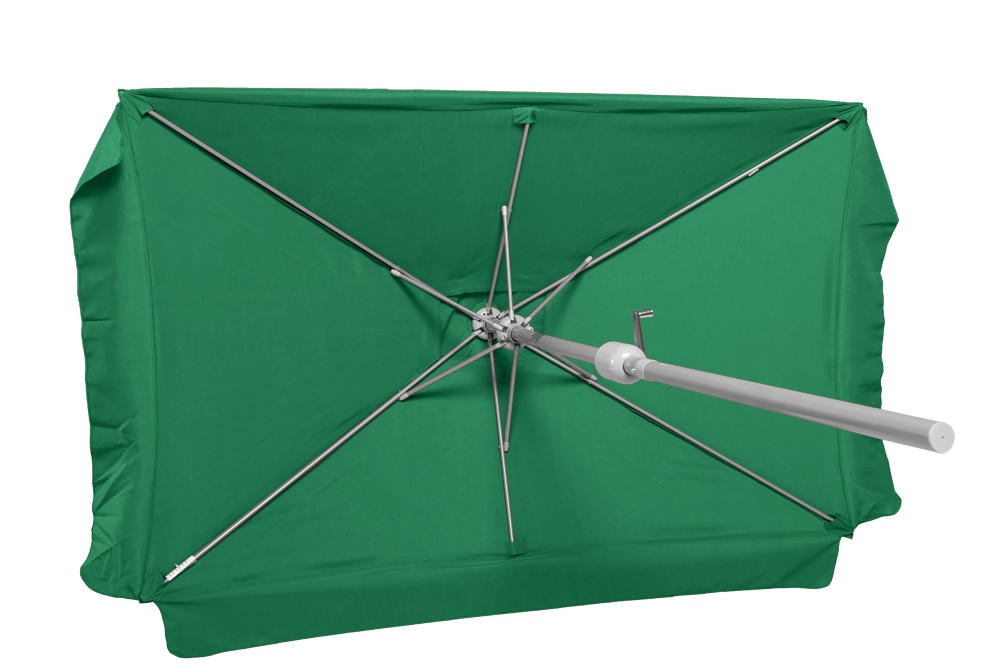 Schirm 160 x 230 cm, 38 mm Rohr, grün Schirm 160 x 230 cm, 38 mm Rohr, grün