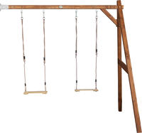 Doppelschaukel Double Swing Brown Wall mount zum Anbau