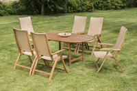 MX Gartenmöbel Capri II Set 7 tlg. FSC ® Akazienholz geölt
