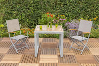 MX Alu Gartenmöbel Set Naxos 3 tlg. Textilgewebe