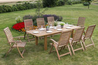 MX Gartenmöbel Paraiba Set 9tlg. FSC ® Akazienholz geölt