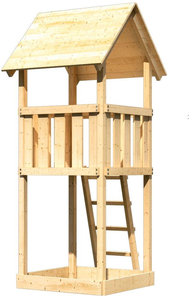 Spielturm Lotti naturbelassen inkl. Sandkiste Spielturm Lotti naturbelassen inkl. Sandkiste