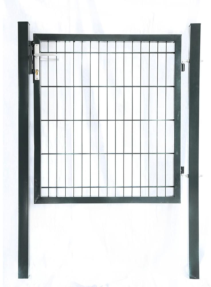 Doppelstabmatten anthrazit Gartentor - 1000 mm Doppelstabmatten anthrazit Gartentor - 1000 mm