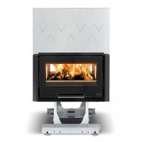 Kamineinsatz La Nordica Focolare 80 Bifacciale Hybrid Tunnelkamin 10 kW