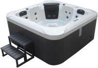 Deluxe Outdoor Whirlpool Dreamy plus Treppe und Thermoabdeckung