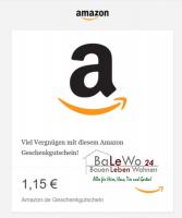 1,15€ Amazon Gutschein Code Gutscheincode Geschenkgutschein 1.15 Euro Coupon NEU