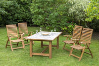MX Gartenmöbel Paraiba 5tlg. Set FSC ® Akazienholz geölt