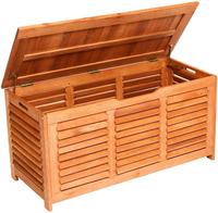 MX Auflagenbox Kissenbox 123 x 54 x 62 cm Eukalyptusholz geölt