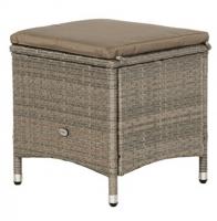 MX Gartenmöbel Monaco Hocker Rattan 45x45 cm