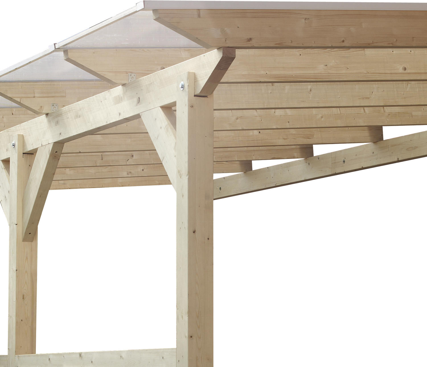 Karibu Terrassenüberdachung Modell 3 Größe A weiß MIT Dacheindeckung (10mm Doppelstegplatten) Karibu Terrassenüberdachung Modell 3 Größe A weiß MIT Dacheindeckung (10mm Doppelstegplatten)