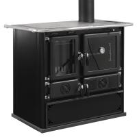 La Nordica Küchenherd Rosa Stahl Schwarz 6,5 kW
