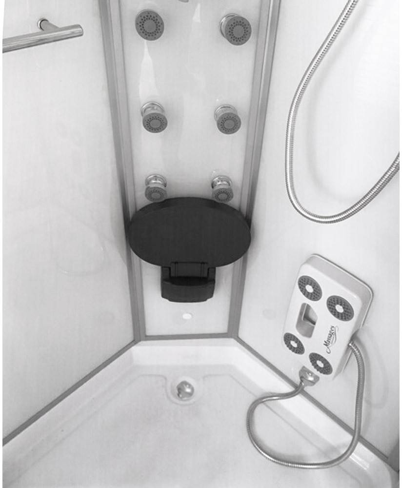 White Pearl 90x90 cm mit Dampf WP-90-DD PREIS FEHLT! White Pearl 90x90 cm mit Dampf WP-90-DD PREIS FEHLT!