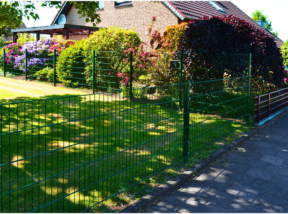 Doppelstabmattenzaun grün 1430 mm x 20 m DO-ZAUN-GR-1430x20 Doppelstabmattenzaun grün 1430 mm x 20 m DO-ZAUN-GR-1430x20