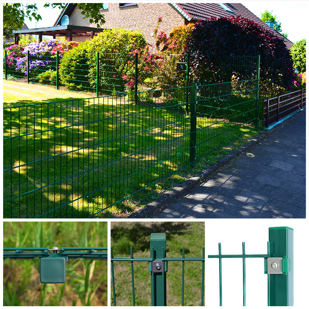 Doppelstabmattenzaun grün 1830 mm x 10 m DO-ZAUN-GR-1830x10 Doppelstabmattenzaun grün 1830 mm x 10 m DO-ZAUN-GR-1830x10