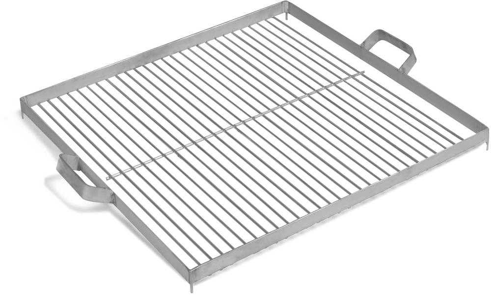 Edelstahlrost auf Feuerschale<br>(Variante: 44x44cm for fire bowl 60cm) Edelstahlrost auf Feuerschale<br>(Variante: 44x44cm for fire bowl 60cm)