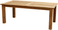 Ploss Gartentisch Rustikal-Auszugstisch IDAHO Teak 166/210x100 cm
