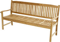 Ploss Gartenbank Landhausbank NEW HAVEN Teak 180 cm