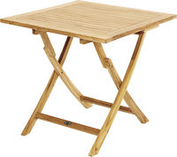 Ploss Gartentisch Klapptisch YORK 80x80 cm Teak