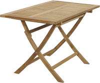 Ploss Gartentisch Klapptisch YORK 120x70 cm Teak