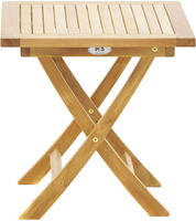 Ploss Gartentisch Beistelltisch TENNESSEE Teak 50x50 cm