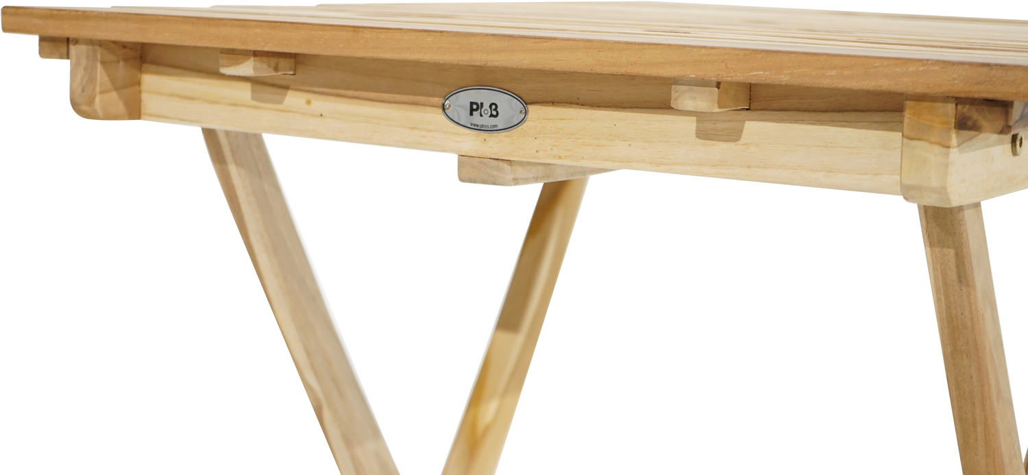 Ploss Gartentisch Klapptisch MILFORD ECO Teak 70x70 cm Ploss Gartentisch Klapptisch MILFORD ECO Teak 70x70 cm