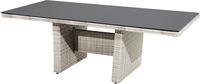 Ploss Gartentisch Dining-Tisch SAHARA Polyrattan-Geflecht