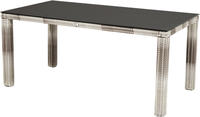 Ploss Gartentisch Dining-Tisch L SAHARA Polyrattan-Geflecht