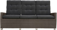 Ploss Gartenmöbel 3-Sitzer Lounge-Sofa ROCKING® COMFORT Polyrattan-Geflecht