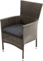 Ploss Gartenmöbel Stapelsessel ROCKING® BASIC Polyrattan-Geflecht
