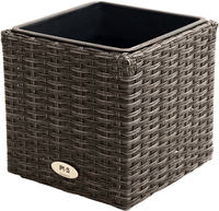 Ploss Pflanzgefäß ROCKING® Polyrattan-Geflecht 28x28x28 cm