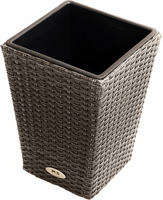 Ploss Pflanzgefäß ROCKING® Polyrattan-Geflecht 28x28x40 cm