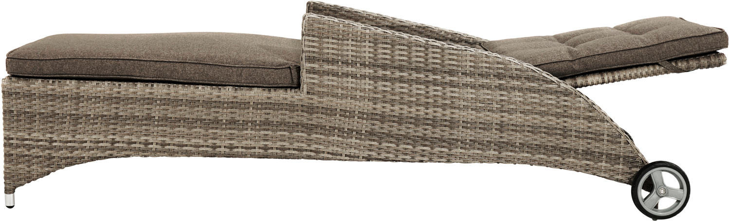 Ploss Gartenliege Rollliege RABIDA® COMFORT Polyrattan-Geflecht Ploss Gartenliege Rollliege RABIDA® COMFORT Polyrattan-Geflecht