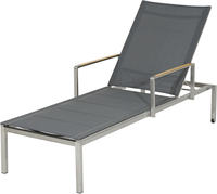 Ploss Gartenliege Rollliege COLUMBIA Edelstahl