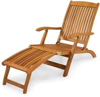 IN Gartenliege Deck Chair Sun Flair Eukalyptus