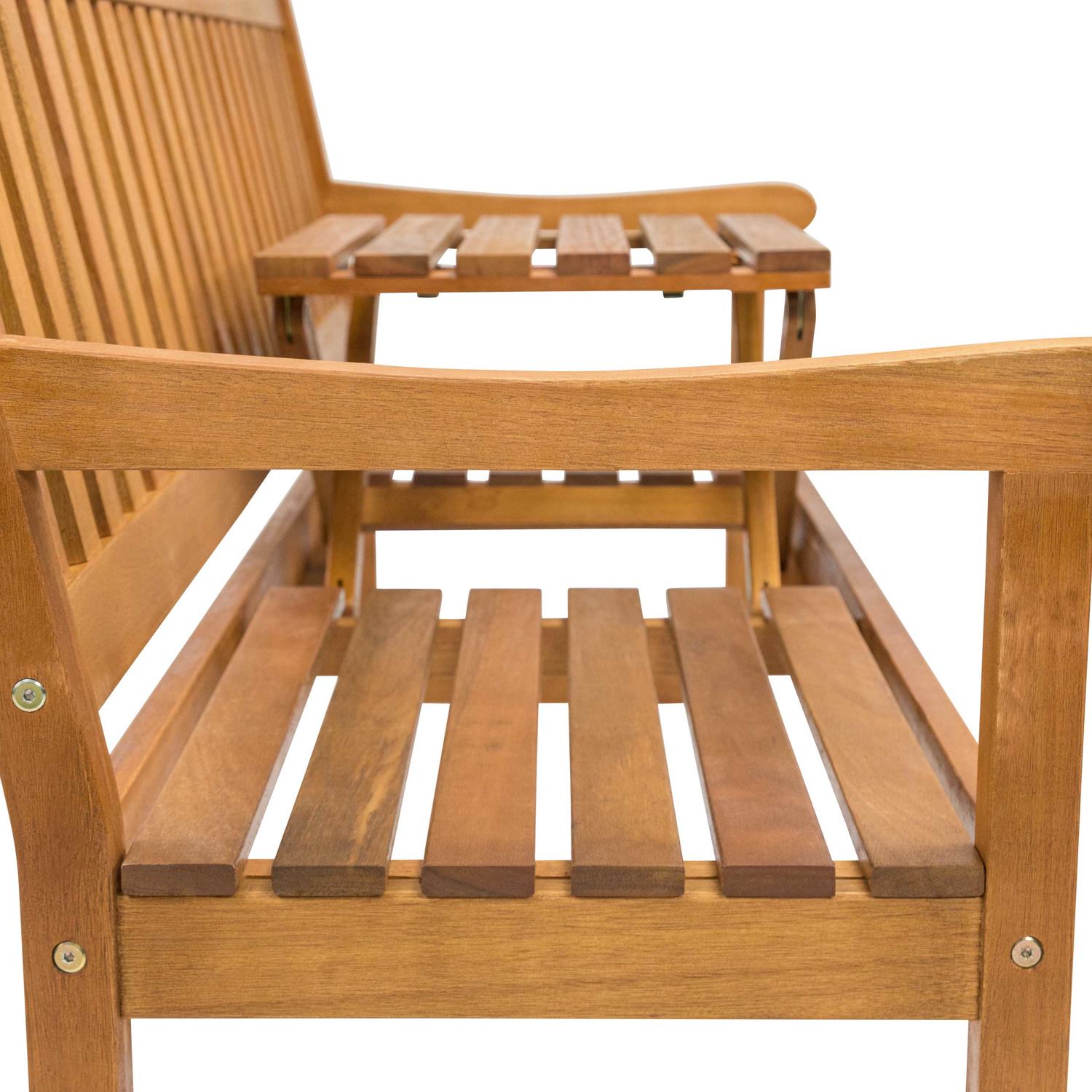 IN Gartenbank 3-Sitzer Sun Flair Eukalyptus Klapptisch 150x61cm IN Gartenbank 3-Sitzer Sun Flair Eukalyptus Klapptisch 150x61cm