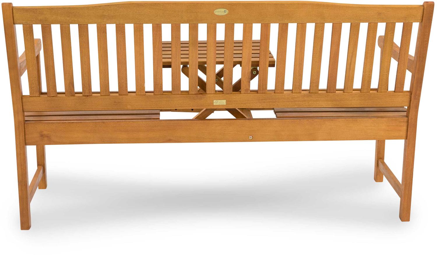 IN Gartenbank 3-Sitzer Sun Flair Eukalyptus Klapptisch 150x61cm IN Gartenbank 3-Sitzer Sun Flair Eukalyptus Klapptisch 150x61cm