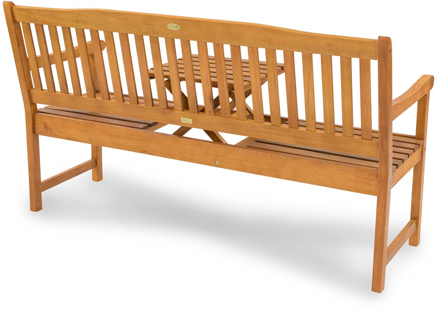 IN Gartenbank 3-Sitzer Sun Flair Eukalyptus Klapptisch 150x61cm IN Gartenbank 3-Sitzer Sun Flair Eukalyptus Klapptisch 150x61cm