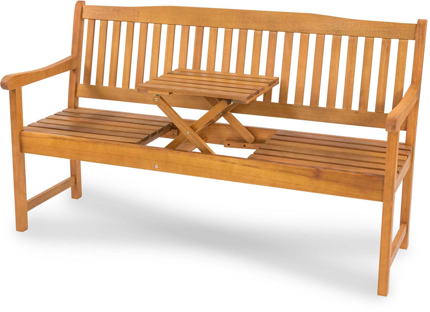 IN Gartenbank 3-Sitzer Sun Flair Eukalyptus Klapptisch 150x61cm IN Gartenbank 3-Sitzer Sun Flair Eukalyptus Klapptisch 150x61cm