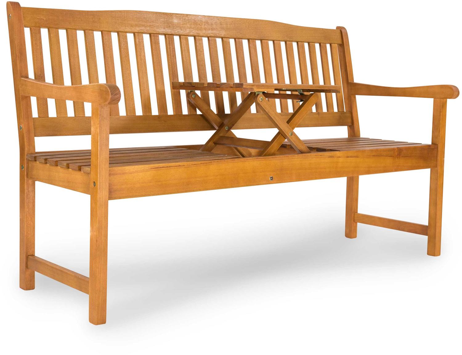 IN Gartenbank 3-Sitzer Sun Flair Eukalyptus Klapptisch 150x61cm IN Gartenbank 3-Sitzer Sun Flair Eukalyptus Klapptisch 150x61cm