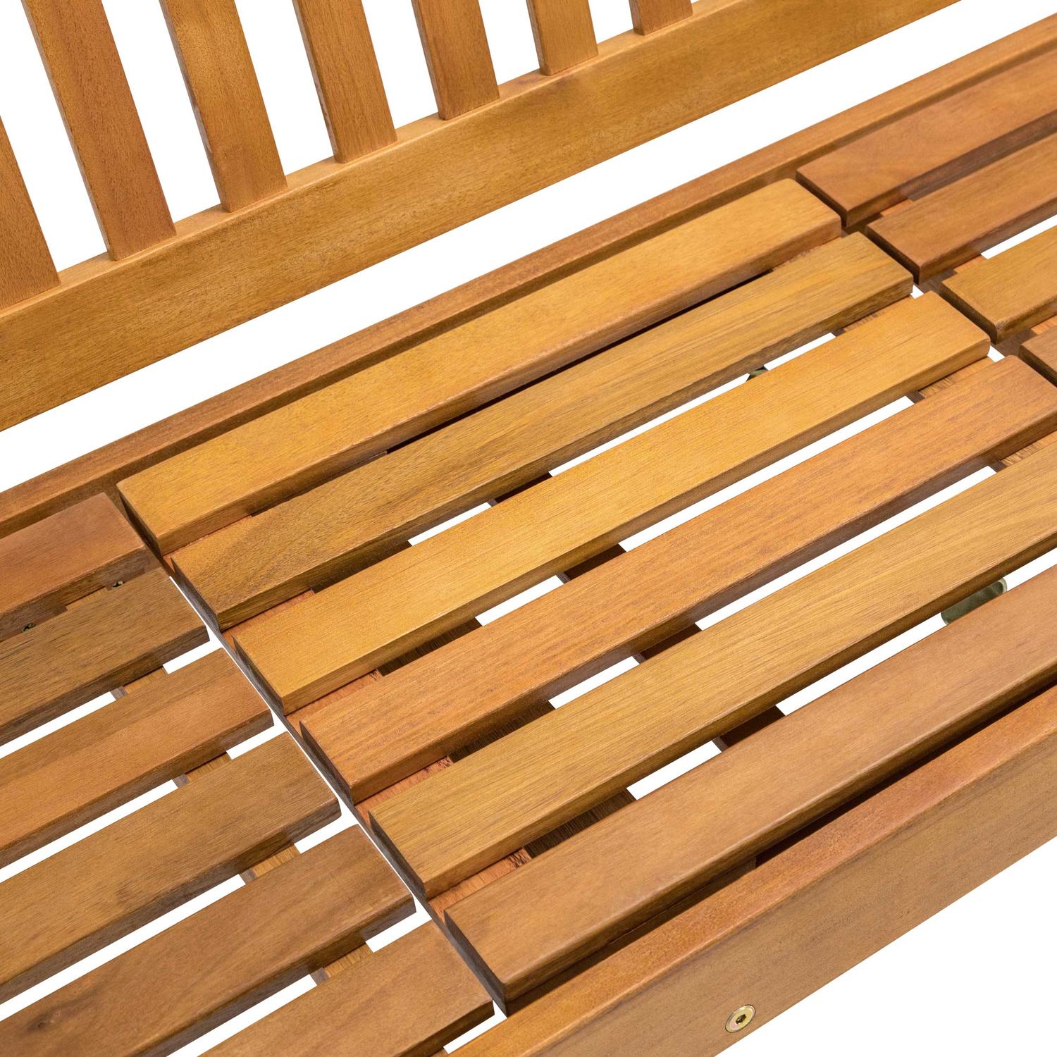 IN Gartenbank 3-Sitzer Sun Flair Eukalyptus Klapptisch 150x61cm IN Gartenbank 3-Sitzer Sun Flair Eukalyptus Klapptisch 150x61cm