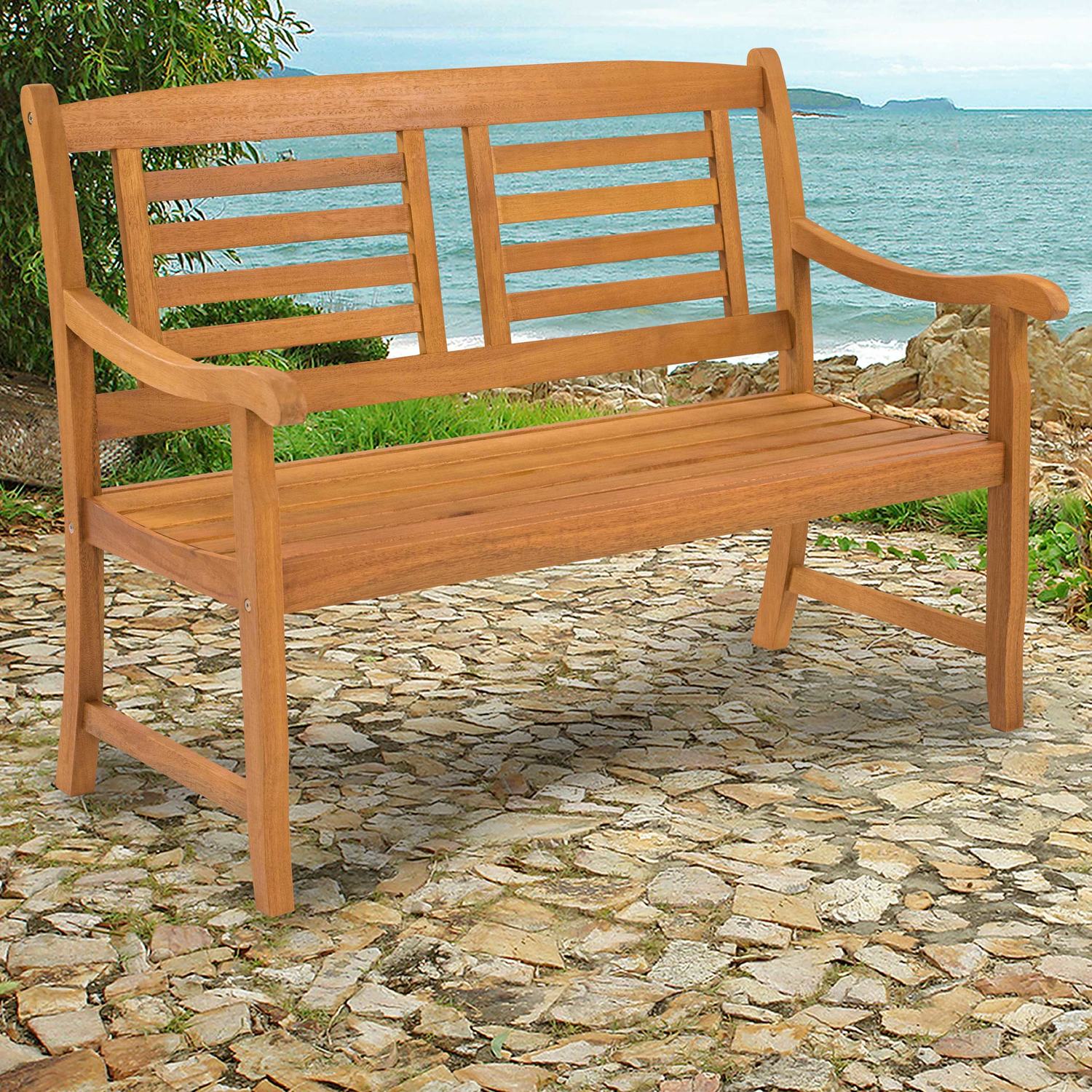 IN Gartenbank 2-Sitzer Sun Flair Eukalyptus 120x65cm IN Gartenbank 2-Sitzer Sun Flair Eukalyptus 120x65cm