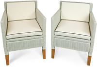 IN Gartesessel Havanna 2er Set Polyrattan/Holz